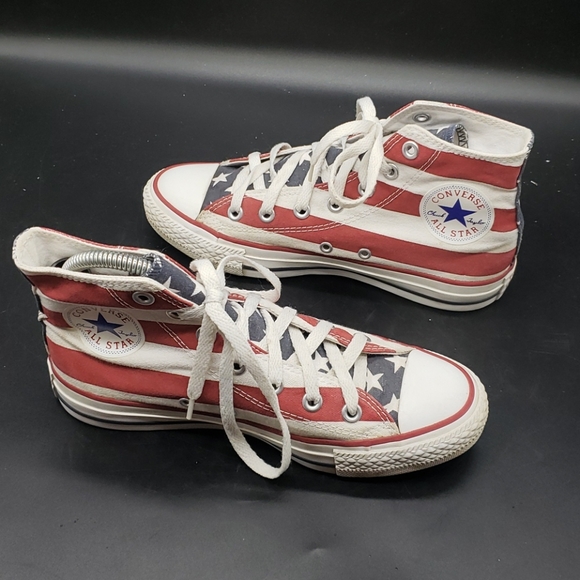 Converse Shoes - Converse Chuck Taylor Stars Stripes Flag Hi-Top 7